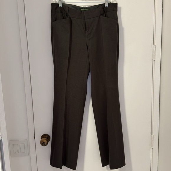 Eddie Bauer green wool trousers fully lined - Picture 2 of 4